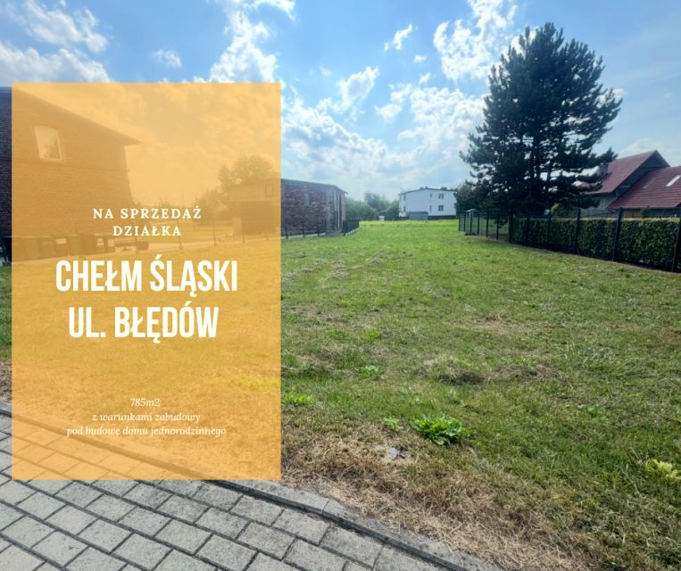 Działka budowlana Chełm Śląski