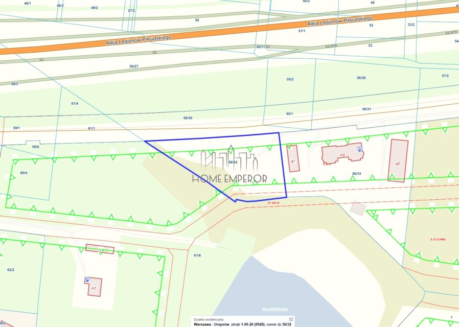 Działka usługowa Warszawa