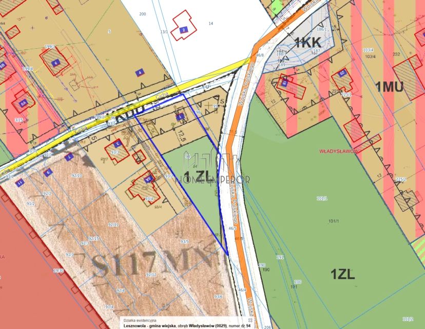 Działka budowlana Władysławów