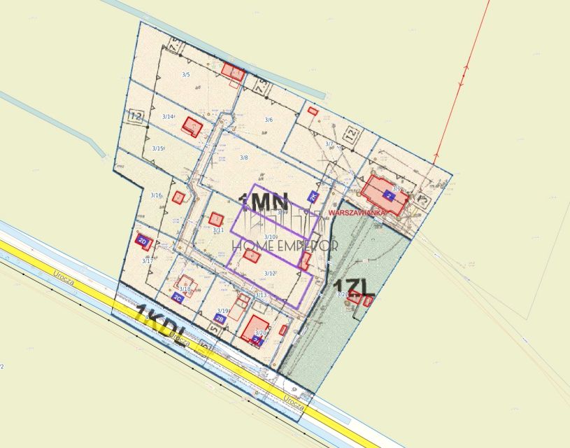 Działka usługowa Warszawianka