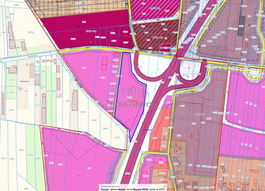 Działka usługowa Wypędy