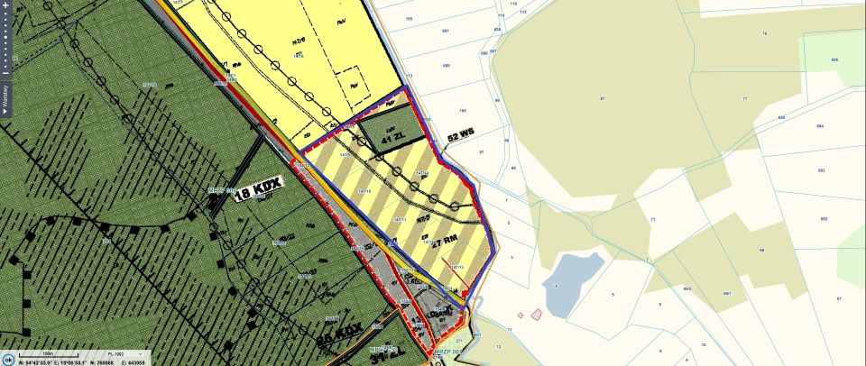 Działka siedliskowa Czymanowo