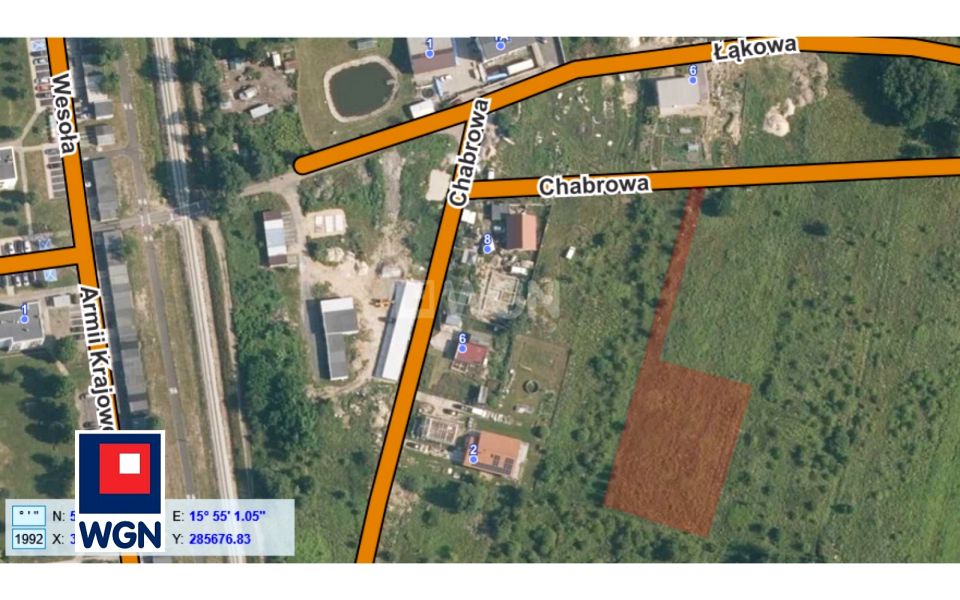 Działka inwestycyjna Chocianów