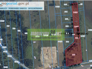 Działka przemysłowa Janów