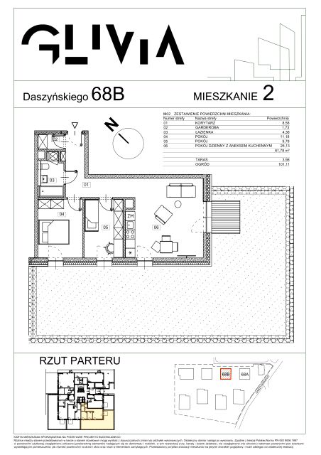 Mieszkanie Wojska Polskiego, ul. Daszyńskiego, 68