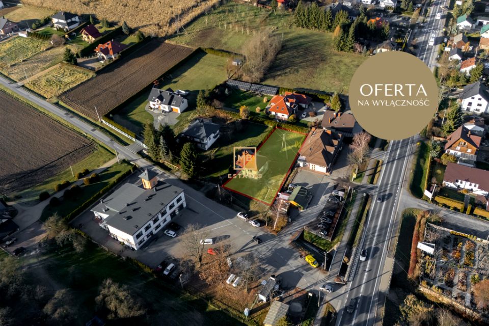 Działka usługowa Michałowice