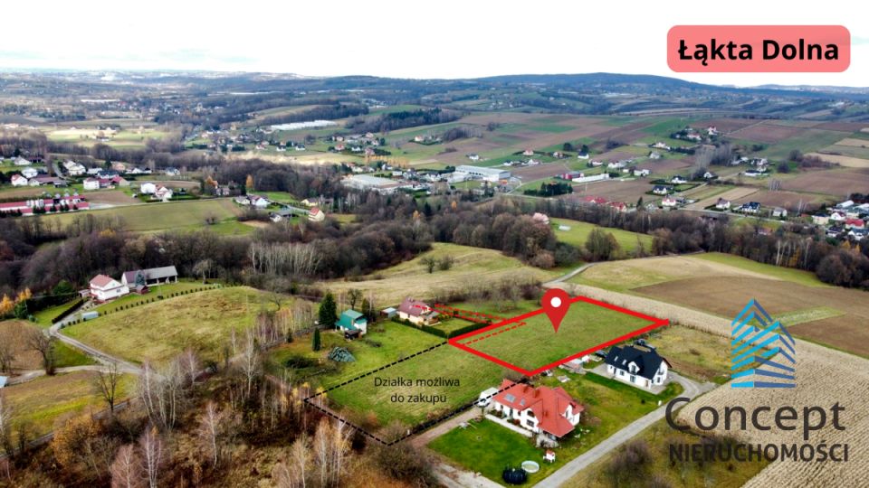 Działka inna Łąkta Dolna