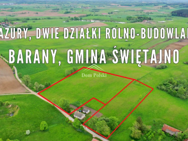 Działka budowlano-rolna Barany sprzedam