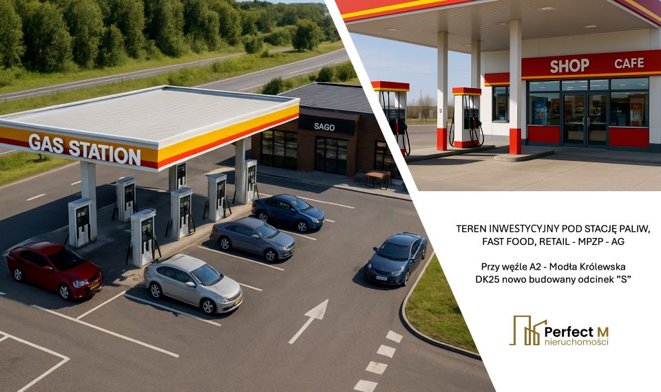 Działka przemysłowa Modła Królewska