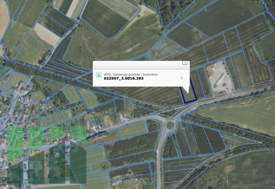 Działka inwestycyjna Radomierzyce