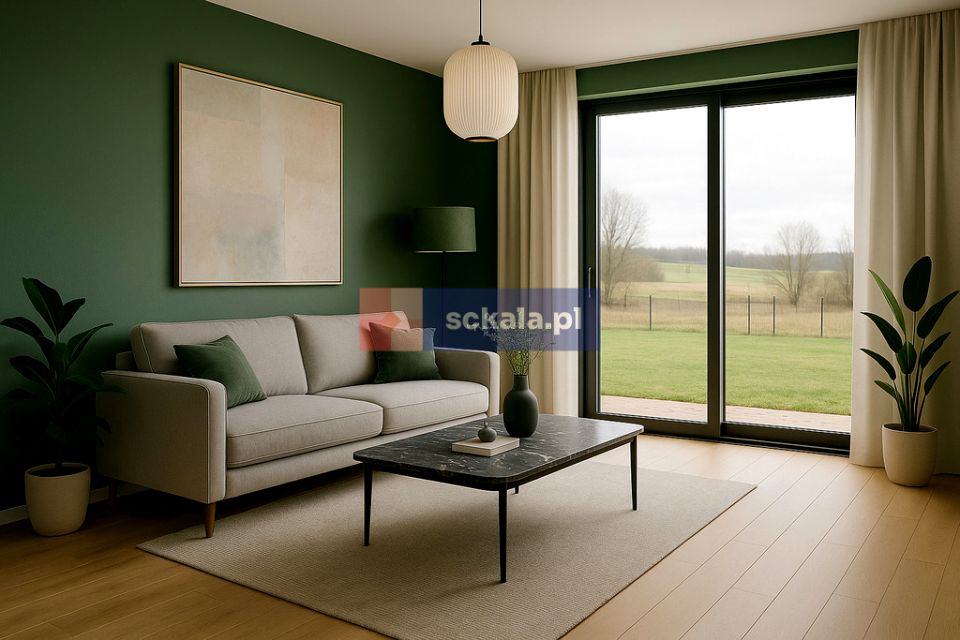 Ogrodzona działka sprzedam