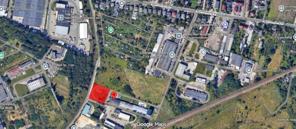 Działka przemysłowa Wrocław