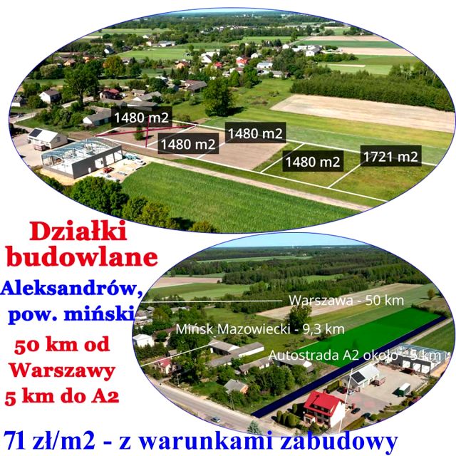 Działka Aleksandrów