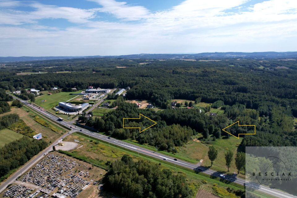 Działka usługowa Machowa