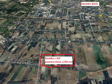 Pusta działka Opiesin