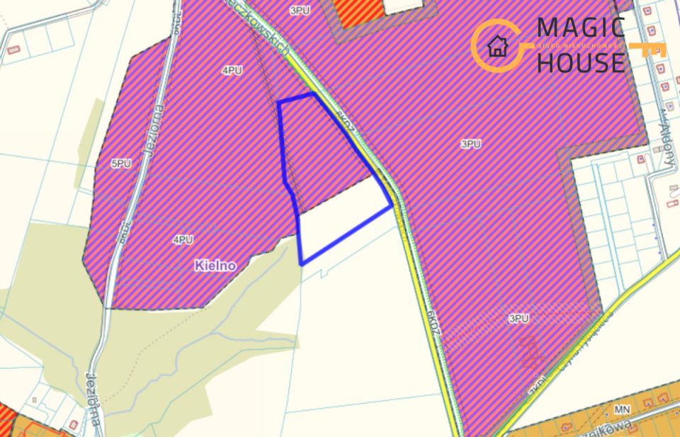 Działka inwestycyjna Kielno