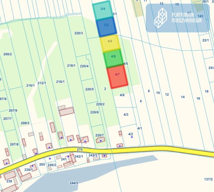 Działka budowlana Jackowo Dolne