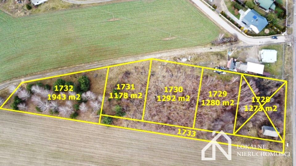 Działka budowlana Nowe Okniny