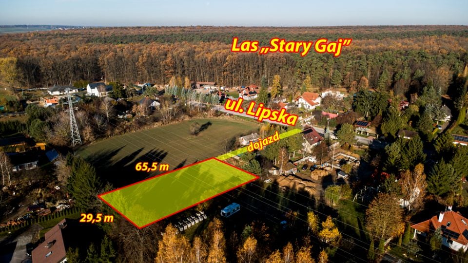 Ogrodzona działka sprzedam