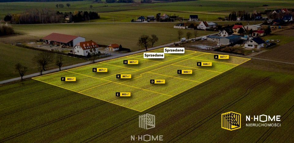 Pusta działka Stępin