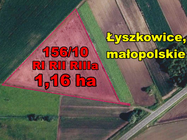 Działka rolna Łyszkowice