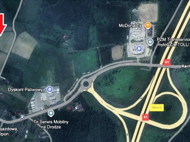 Działka usługowa Łaziska