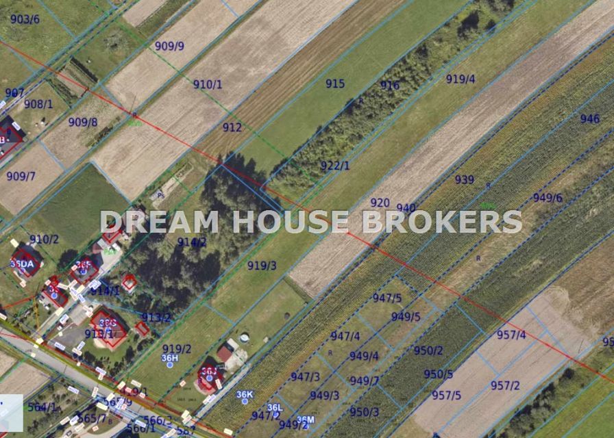 Działka budowlana Skrzyszów sprzedam