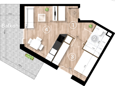 Mieszkanie blok mieszkalny sprzedaż