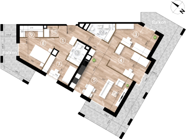 Mieszkanie blok mieszkalny sprzedaż