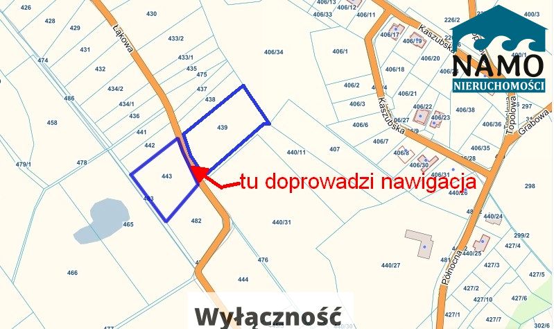 Działka siedliskowa Warzno
