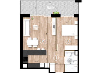 Mieszkanie blok mieszkalny sprzedaż