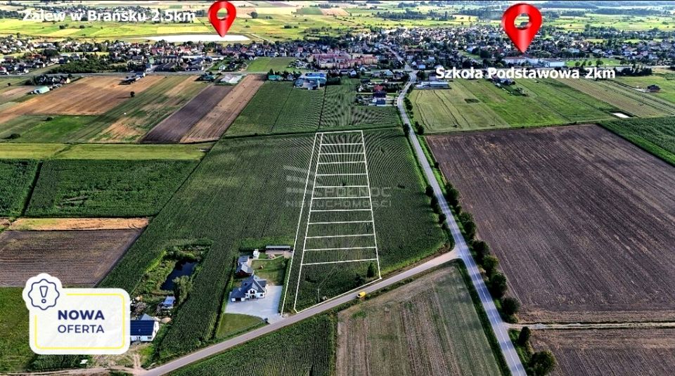 Działka budowlana Brańsk