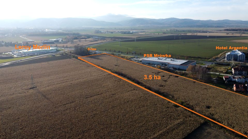 Działka inwestycyjna Dzierżoniów