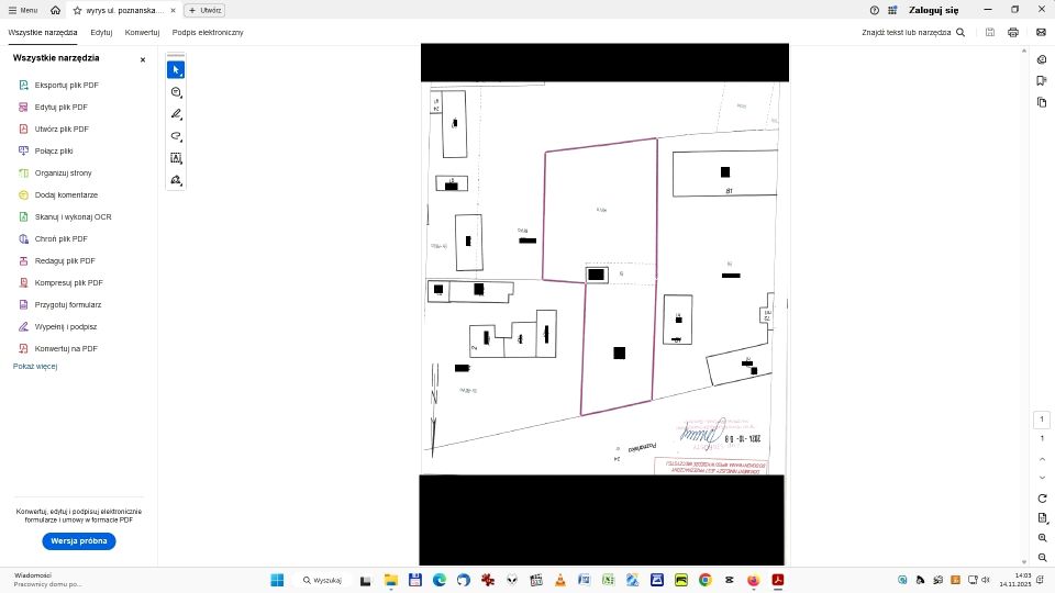 Działka inwestycyjna Bronisze