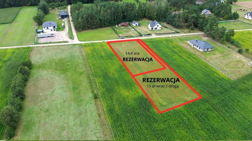 Działka budowlana Wydmusy