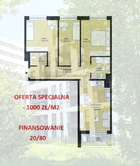 Mieszkanie blok mieszkalny Kraków