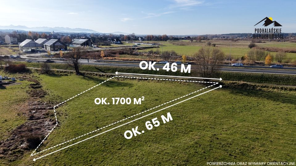 Działka inwestycyjna Nowy Targ