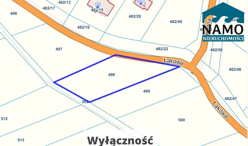 Działka rolna Kielno