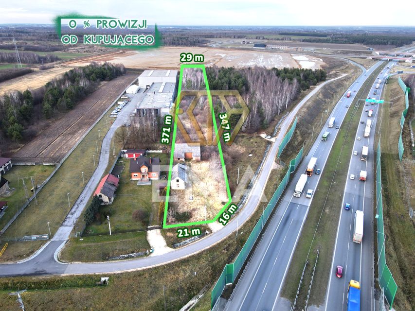 Działka usługowa Szarlejka