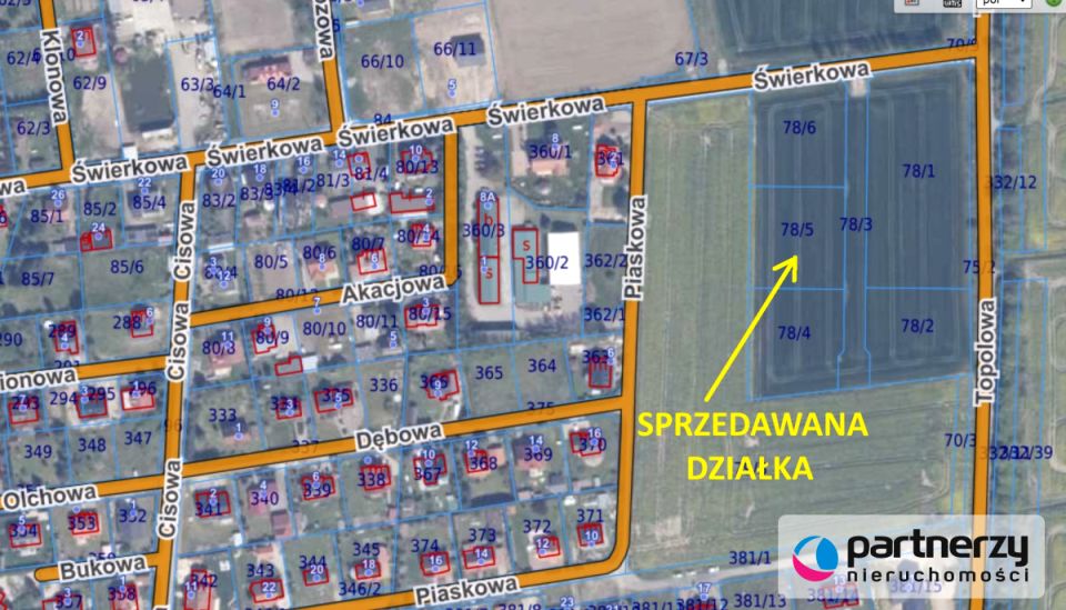 Działka budowlana Koszwały