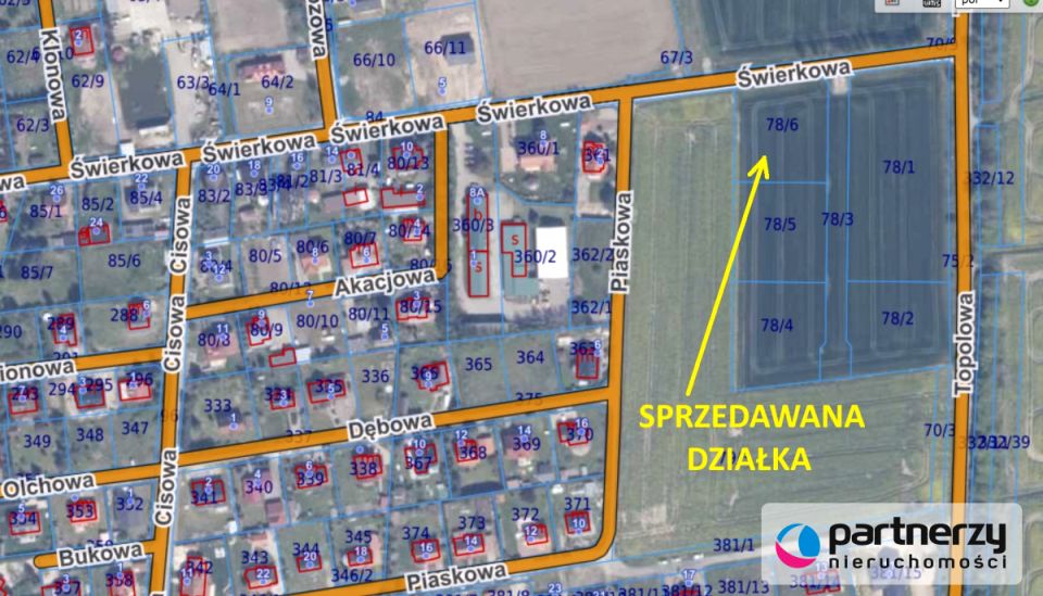 Działka budowlana Koszwały