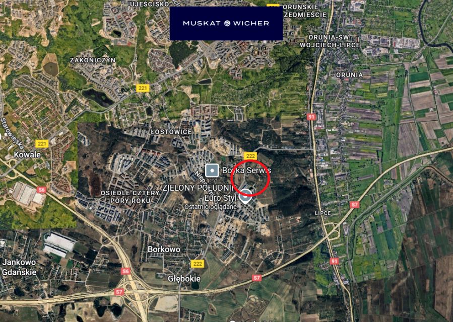 Działka usługowa Gdańsk