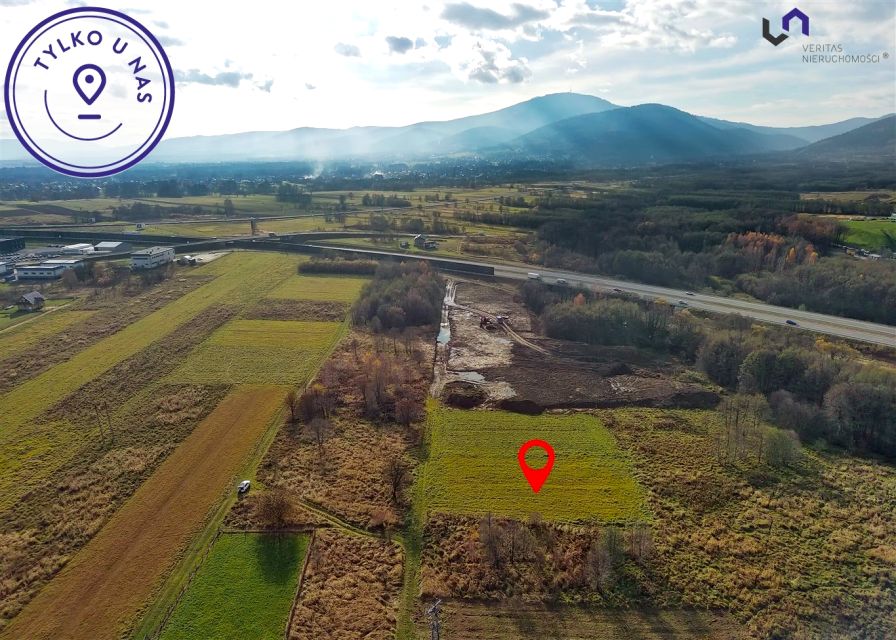 Działka inwestycyjna Wilkowice