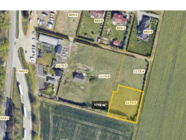 Ogrodzona działka sprzedam