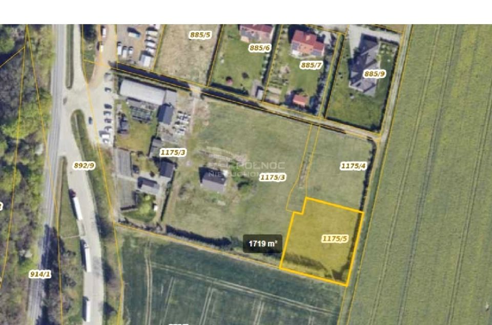 Ogrodzona działka sprzedam