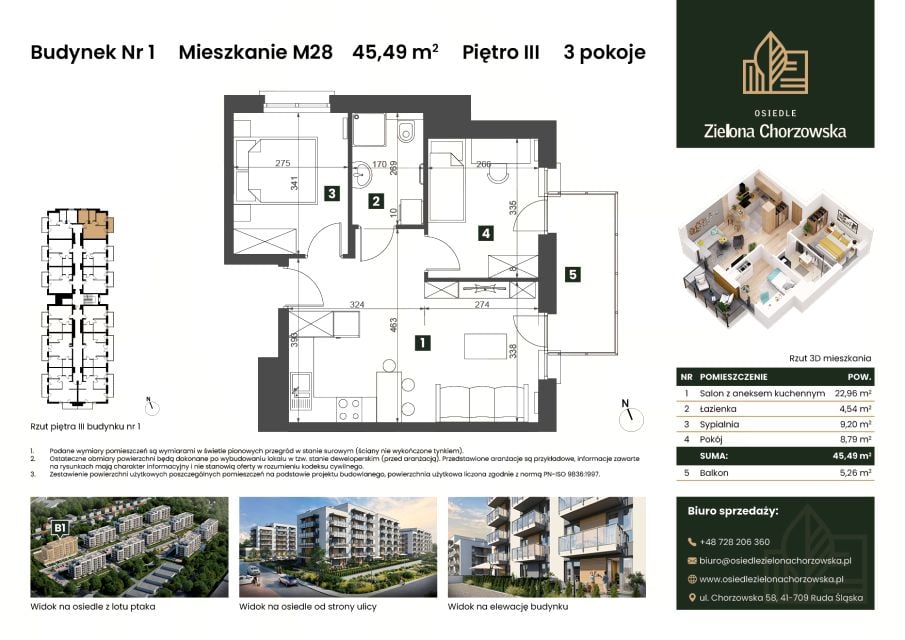 Mieszkanie Nowy Bytom, ul. Chorzowska