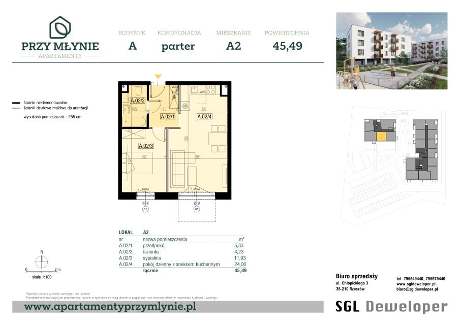Mieszkanie ul. Cicha 2D