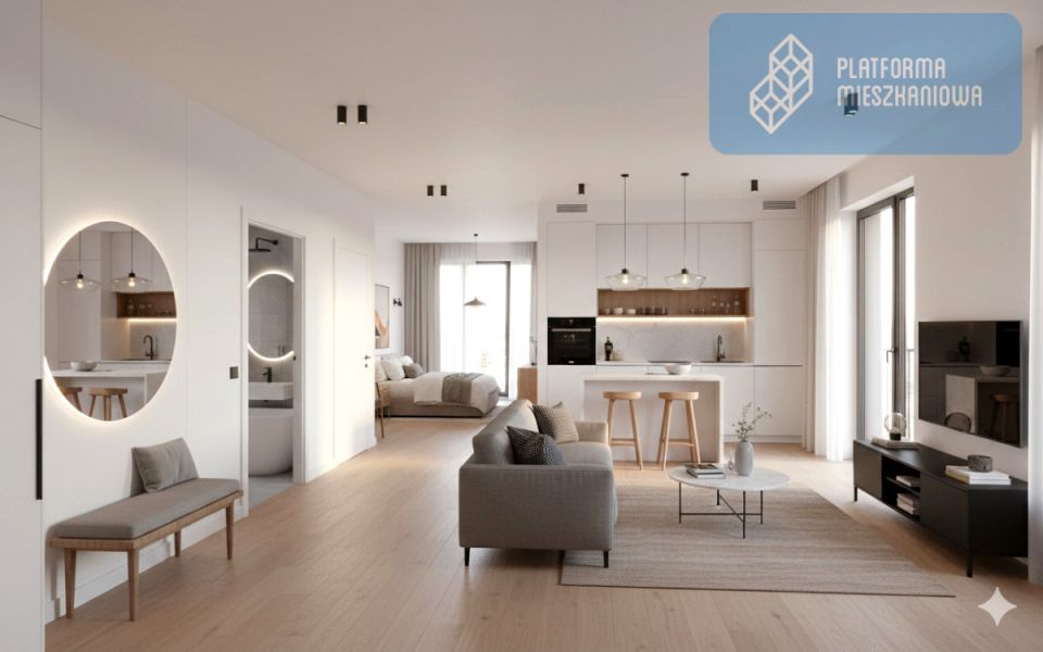 Mieszkanie blok mieszkalny przy lesie