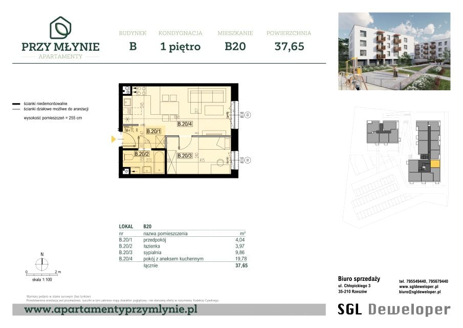 Mieszkanie ul. Cicha 2D