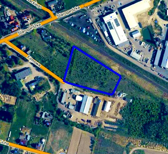 Działka przemysłowa Czersk